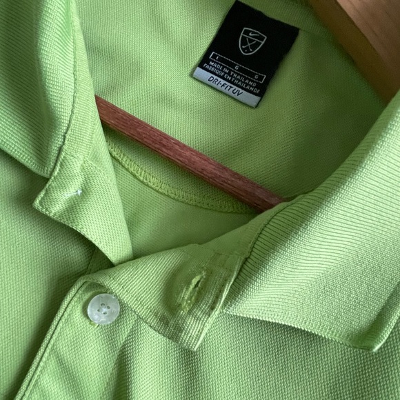 NikeGolf Dri-Fit UV Polo Shirt Size LG - Picture 2 of 4